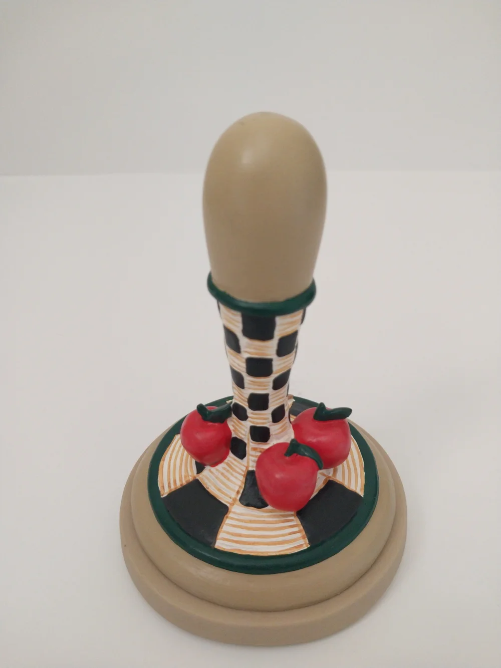Vintage 1995 Brown Bag Cookie Art Cookie Press Mold Apples Number 5 Like New